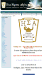 Mobile Screenshot of etasigmaalpha.com